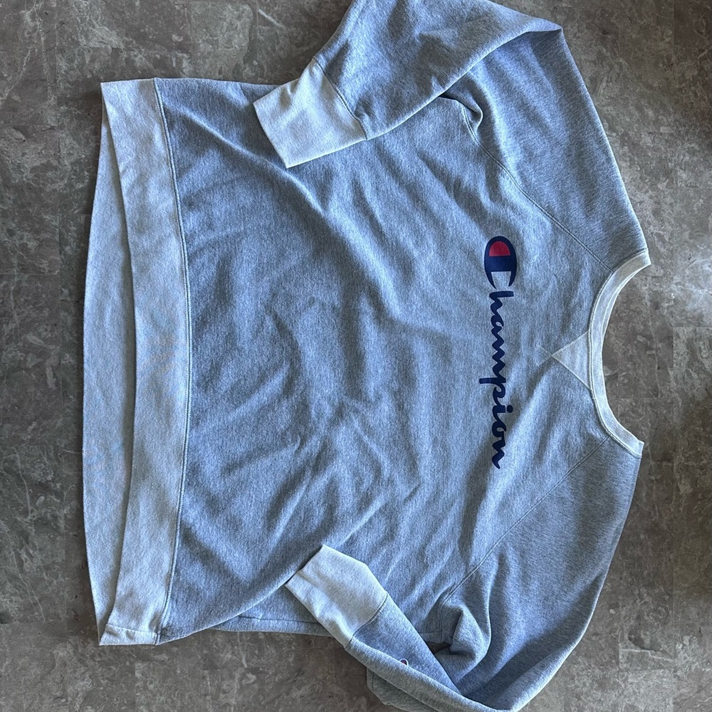 Champion woman’s 3x Gray Sweatshirt with Logo